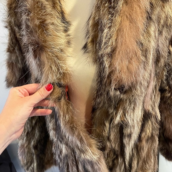 Coyote fur jacket S - Picture 4 of 9
